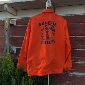 Vintage pop Warner foot ball jacket